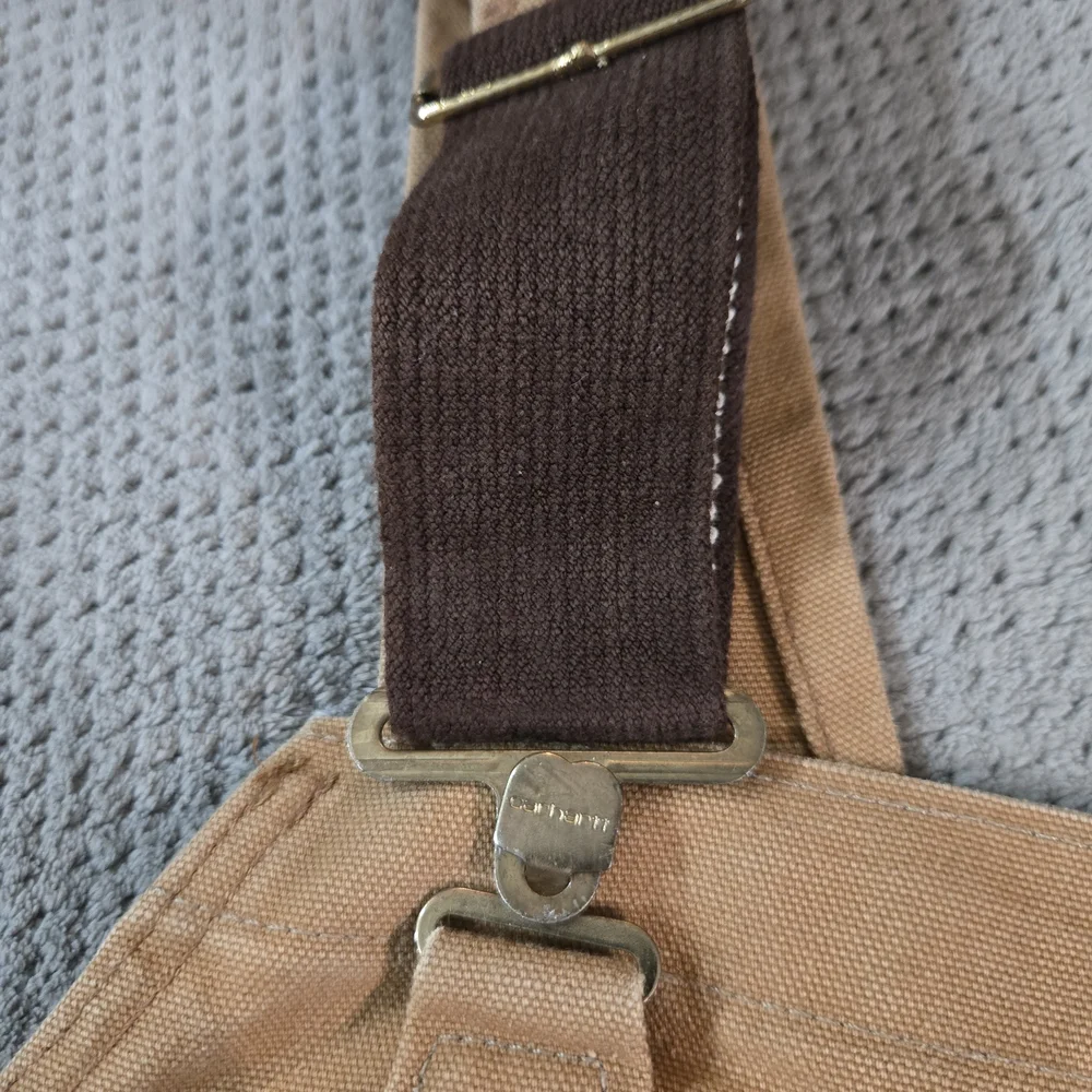 Carhartt Men's Tan Overalls - Picture 5 of 9